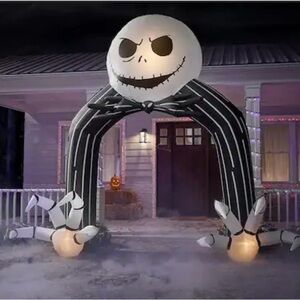 Jack Skellington Inflatable Archway Halloween